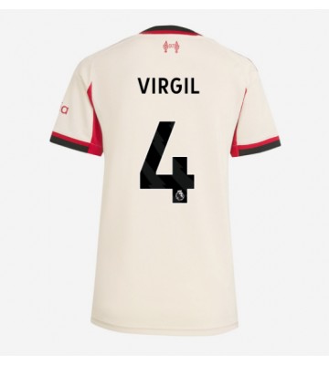 Liverpool Virgil van Dijk #4 Bortatröja Dam 2025-26 Kortärmad